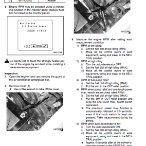 Komatsu Pc160lc-7 engine Operation Manual