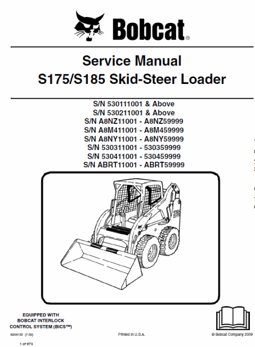2-65-2.png Bobcat S175 and S185 Skid-Steer Loader Service Manual