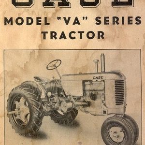 Case Va Vac Vae Vah Vao Tractor & Engine Repair Manual