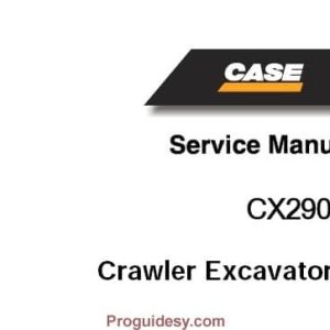 Case Cx290b Service Repair Manual