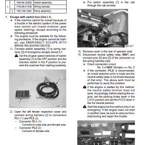 Komatsu D155ax Bulldozer Operation Maintenance Manual
