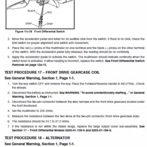 Bobcat 2200 2300 Utility Vehicle Service Manual