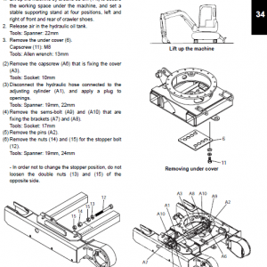 New Holland E10SR Mini Excavator Service Manual