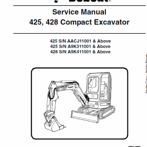 5-60.png Bobcat 425 and 428 Compact Excavator Service Manual