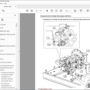 CASE CX240B SL Excavator Repair Manual