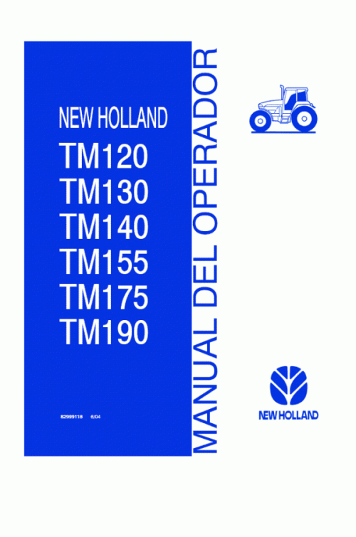 New Holland Tm120 Tm130 Tm140 Tractor Operator Manual