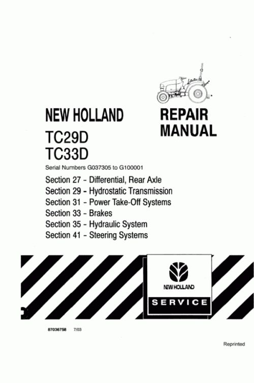 87036758-600x906-1.gif New Holland Tc29 Tc29D Tc33 Tc33D Tractors Service Manual