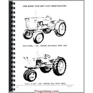 JI Case 400B 410B 411B Tractor Service Repair Manual