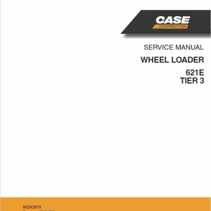 Case 621e Tier 3 Wheel Loader Repair Service Manual 
