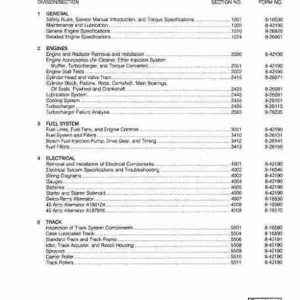 Case 850d, 855d Excavator Service Repair Manual