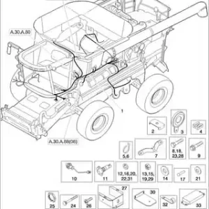 Case IH AFX8010 Combine Service Repair Manual