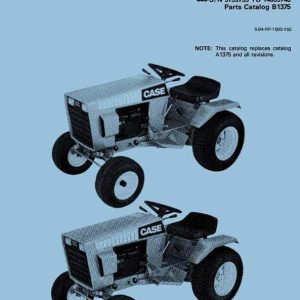 Case Ingersoll 220 444 Tractor Parts Manual