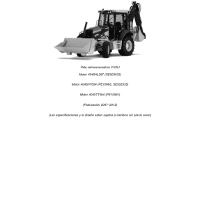 John Deere 310SJ Backhoe Loaders Parts Catalog Manual