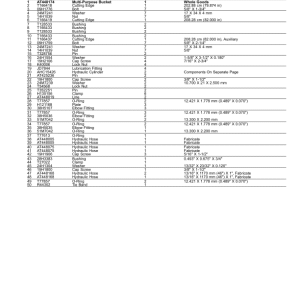 John Deere 310L Backhoe Loaders Parts Guide Manual