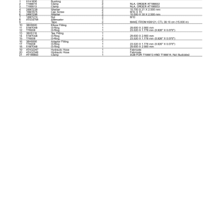John Deere 310SL HL Backhoe Loaders Parts Catalog Manual