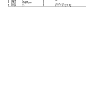 John Deere 1170G Wheeled Harvesters Parts Catalog Manual