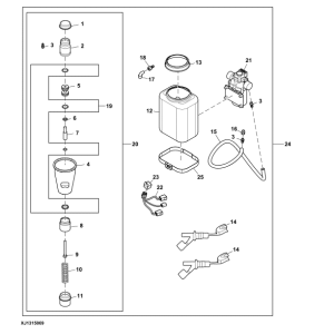 John Deere 1170G Wheeled Harvesters Parts Catalog Manual