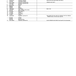 John Deere 312GR Skid Steers Parts Manual Guide