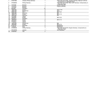 John Deere 314G Skid Steers Parts Catalog Manual