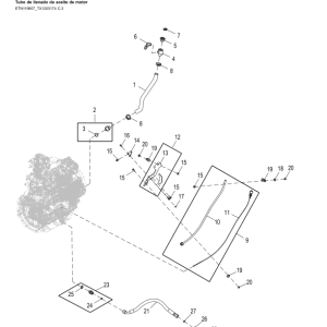 John Deere 312GR Skid Parts Illustrated Manual Guide