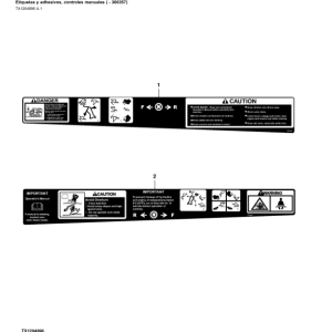 John Deere 312GR Skid Parts Illustrated Manual Guide