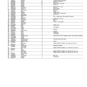 John Deere 310L Backhoe Loaders Parts Manual