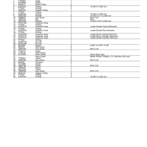 John Deere 310SL Backhoe Loaders Parts Catalog Manual