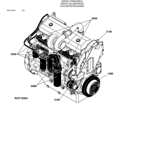 John Deere 12.5L, 6125 Engines Parts Catalog Manual