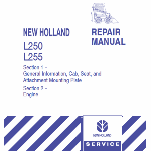 New Holland L255 Skid Steer Loader Master Parts Manual