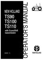 New Holland Ts90 Ts100 Ts110 Tractor Service Manual