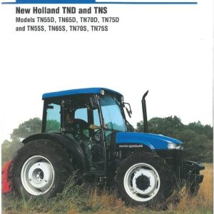 New Holland Tn70s Tn75d Tn75s Tractor Repair Manual
