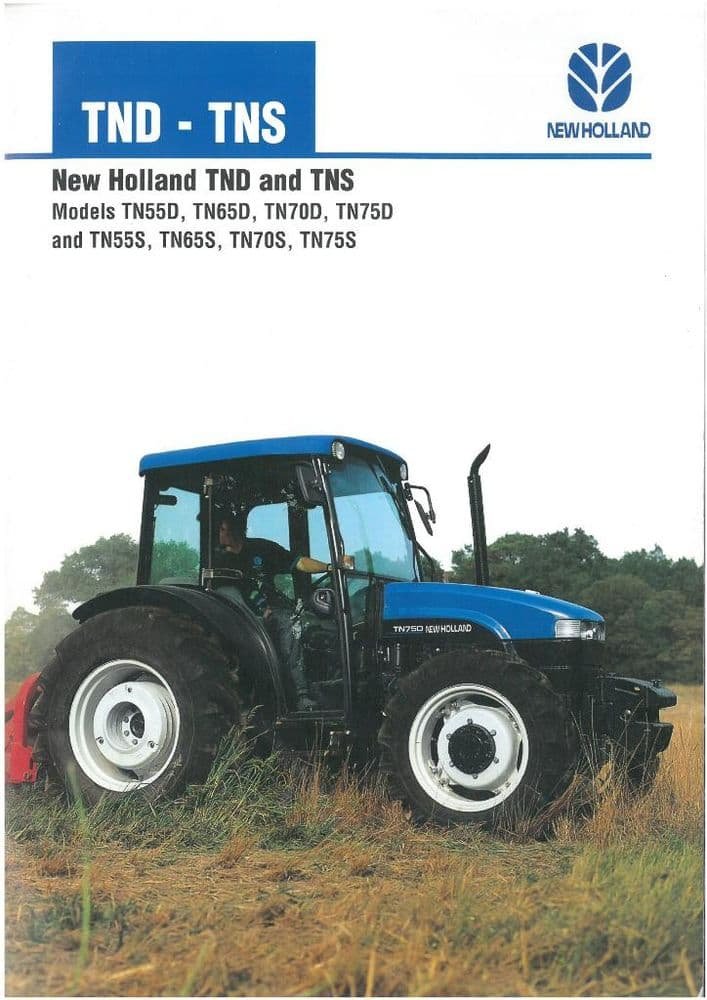 New Holland Tn70s Tn75d Tn75s Tractor Repair Manual