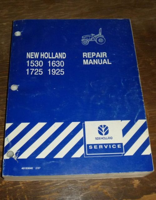 New Holland 1530 1630 1725 Tractors Service Manual