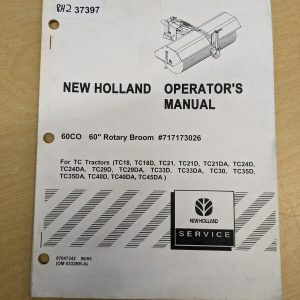 s-l1200e.jpg New Holland 60co 60 Rotary Broom Tractor Operators Manual