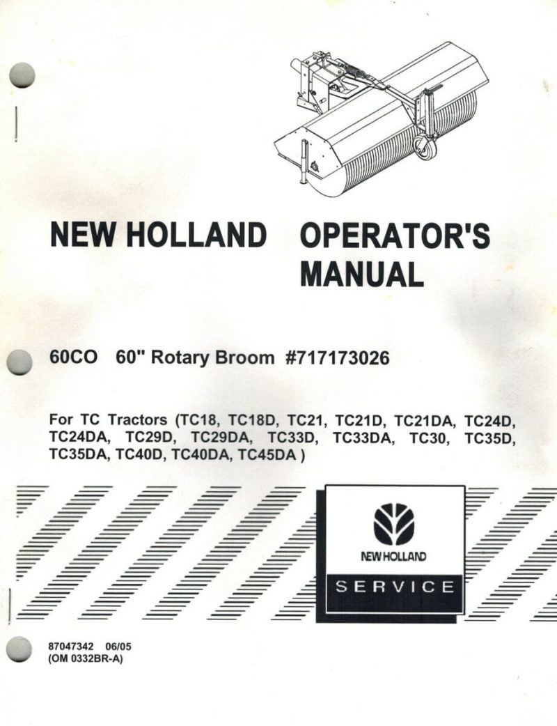 s-l1200ee.jpg New Holland 60co 60 Rotary Broom Tractor Operators Manual