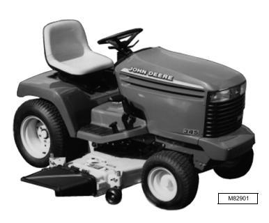 tm1760-2 John Deere 325 345 Lawn and Garden Service Manual TM1760