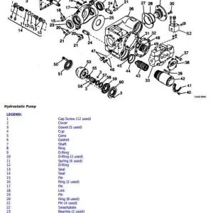 tm4714-2 John Deere 1450 1450WTS 1550WTS Combines Repair Service Manual