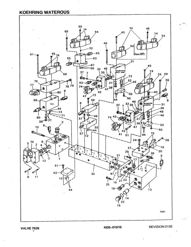 Koehring 746B Hitachi Felling Heads Parts Manual