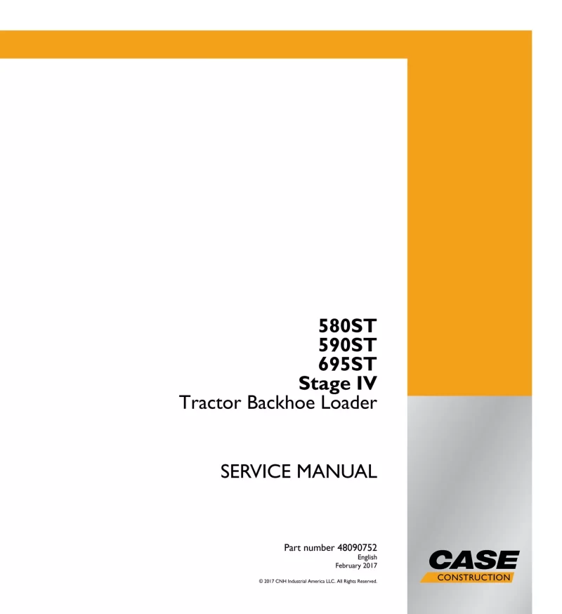 CASE 695ST Backhoe Loader Service Repair Manual 