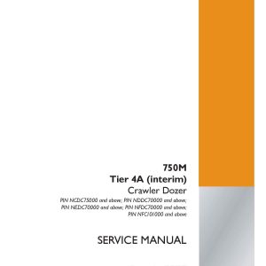 CASE 750M Tier 4A Crawler Dozer Service Repair Manual Download