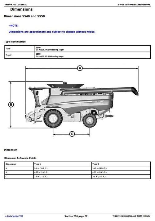 John Deere S540 S680 S690 Combine Diagnostic Service Manual