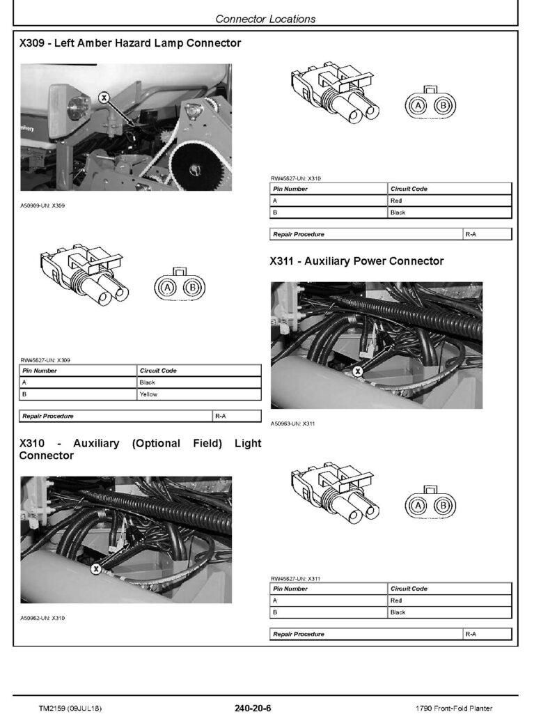 John Deere 1790 Front-Fold Planters Diagnostic Manual TM2159