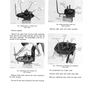 John Deere 34, 35 & 38 Forage Harvester Gear Cases Technical Manual