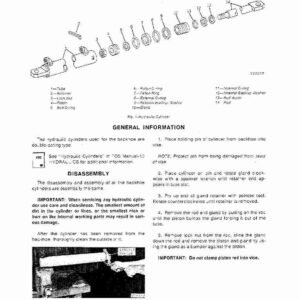 John Deere 165 Backhoe Technical Manual TM1081