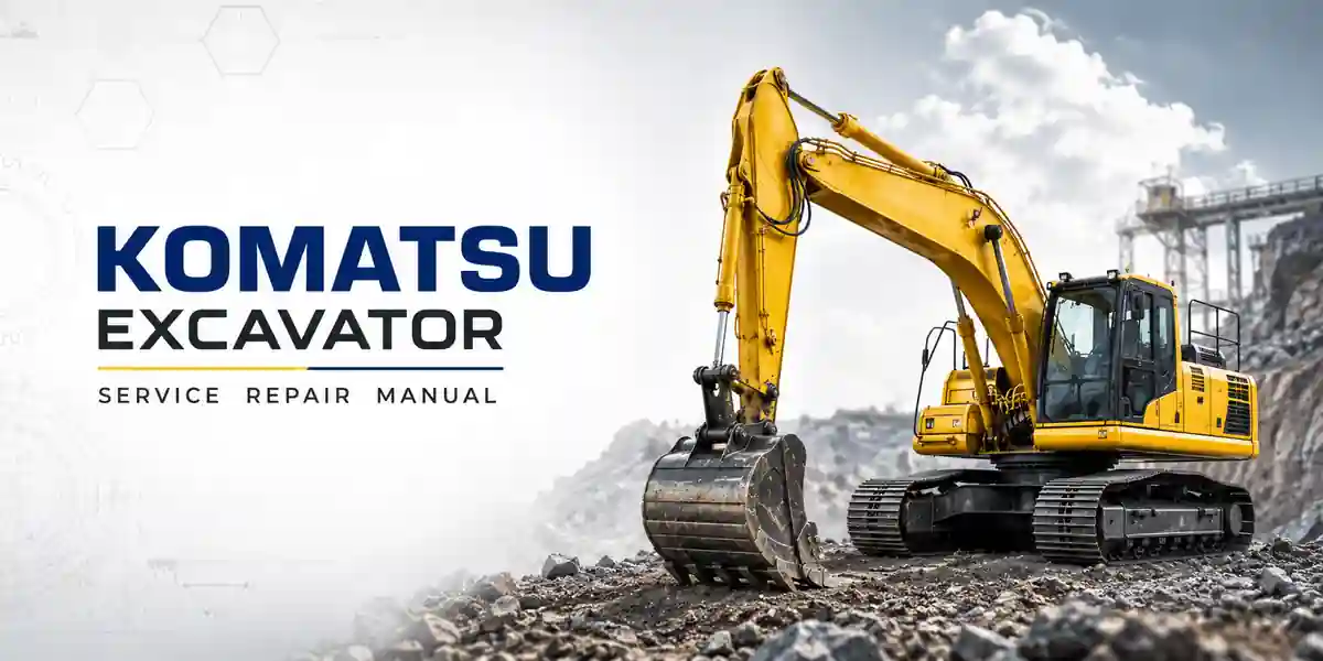 Komatsu excavator service repair manual